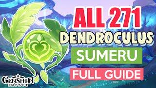 How to: GET ALL 271 DENDROCULUS SUMERU COMPLETE GUIDE FULL TUTORIAL | Genshin Impact