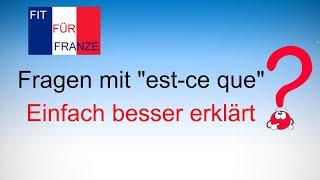 Fragen mit "est-ce que" - einfach besser erklärt!  | #französischlernen