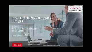 How Oracle NoSQL Database uplifts Oracle IoT Cloud Service