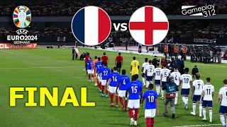 FRANCE vs ENGLAND - FINAL | EURO 2024 GERMANY | Full Match All Goals | PES Gameplay