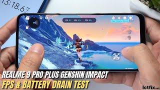 Realme 9 Pro Plus Genshin Impact Gaming test | MediaTek Dimensity 920, 90Hz Display