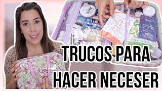 TRUCOS para hacer NECESER DE VIAJE y NO LLEVAR de más 