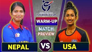 Nepal vs Usa U19 Women's Warmup Match Preview | Nepal U19 Women's vs Usa U19 Women's | Cricfoot