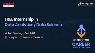 Free Data Analytics / Data Science Internship | Batch 62 | 360DigiTMG