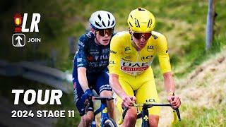 Pogacar Tries To End The Tour | Tour de France 2024 Stage 11 | Lanterne Rouge x JOIN