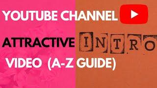 How to Youtube Channel intro video in tamil using inshot