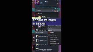 How to add friends in Steam