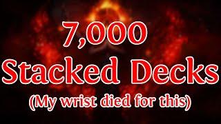 PATH OF EXILE 3.17 - OPENING 7000 STACKED DECKS - WAS IT WORTH IT?!