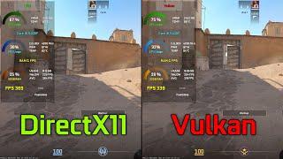 Counter-Strike 2 : DirectX11 vs Vulkan - Performance Test