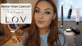 Testing L.O.V. Cosmetics | Full face review | Drugstore Makeup | Lauren Malone