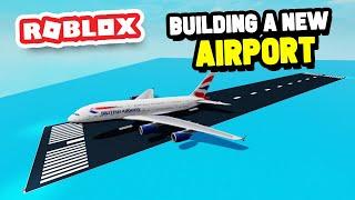 Building a NEW AIRPORT In Port Tycoon (Roblox)