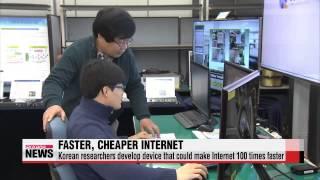 Korean researchers develop new device that could provide ultra high speed Internet