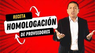  RECETA  HOMOLOGACION DE PROVEEDORES  