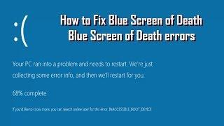 FIX Best Tutorial Blue Screen Error In error (fix inaccessible boot device) Windows 8 FIX