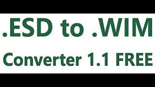 ESD WIM Converter 1.1