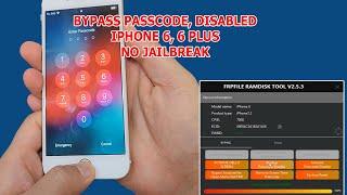 [Windows]  Bypass Passcode, Disabled iPh0ne 6, 6 plus i0s 12 without jailbreak