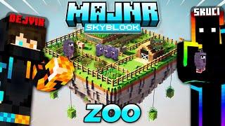 ZOO NA OSTROVĚ A UKRADENÝ COBBLE | MAJNR SKYBLOCK #2 | @MegaSkuci @fatlaax @BoTmAnGOD