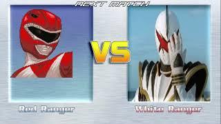 Red Ranger vs White Ranger. MUGEN