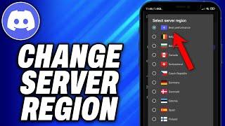 How To Change Server Region on Discord (2024) - Easy Fix