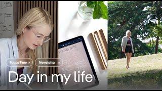 DAY IN MY LIFE ‍ productive as a freelance UX Designer in Berlin