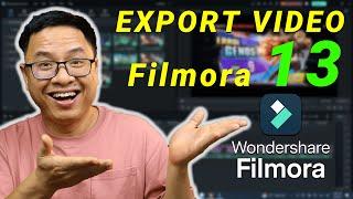 Wondershare Filmora 13 - How to EXPORT VIDEO in Filmora 13 without Watermark in 2024?
