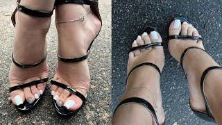 Most beautiful stilettos party wear sandals //High heels sandals for women's 