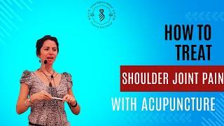 How to treat shoulder joint pain with acupuncture?