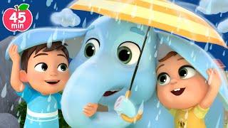 Rain Rain Go Away with Zoo Friends!  + MORE Lalafun Nursery Rhymes & Kids Songs