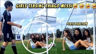 Thiago messi in training with his team mates & girls reaction| messi son in training inter miami