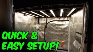 COMPLETE 4x4 GROW TENT 2023!!! EASY SETUP at HOME BESTVA BATw600 led light