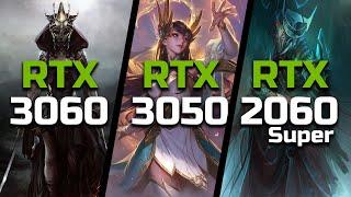 RTX 3060 vs RTX 3050 vs RTX 2060 Super - Test in 8 Games