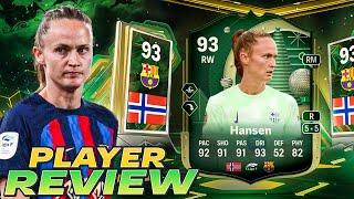 93 WINTER WILDCARD HANSEN PLAYER REVIEW - EA FC 25 ULTIMATE TEAM