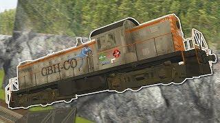 TRAIN RACE WITH JUMPS! - Garry's Mod Gameplay - Gmod Train Tornado Survival