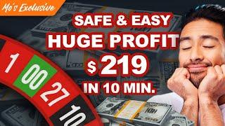 SAFE ROULETTE STRATEGY FOR LOW ROLLERS | WIN HUGE IN 10MIN. CASINO JACKPOTS SYSTEM - Bet With MO