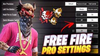 Free Fire PRO SETTINGS ️ | Best Settings in Free Fire | Free Fire Control Settings | Free Fire