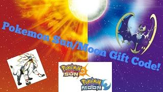 Pokemon Sun/Moon mystery gift code! FREE STUFF!