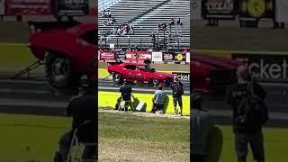 Funny Car Chaos Texas Motorplex March 25 2022 Atomic Punk Camaro