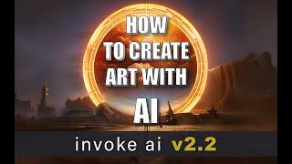 PAINTING with AI (Stable Diffusion) - Invoke AI - Portal