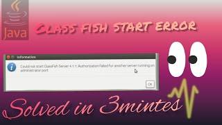 Could not start glassfish server 4.1.1 authorisation failed for another server running on admin port