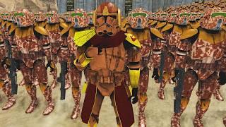 Can Clone Army Hold MOUNTAIN FORTRESS vs Massive Droid Invasion?! - Men of War: Star Wars Mod