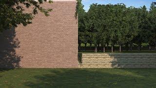 Tree Shadow On Wall - 3D Speed art | TimeLapse (#3DsMax, #Photoshop)