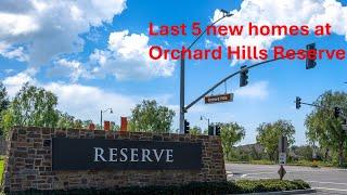 Fresco last 5 new homes - Orchard Hills Reserve 1- 5 -25