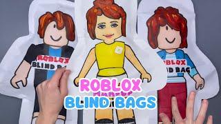 ️Paper Diy ️ Roblox Bacon and Makeup blind bags unboxing Paper ASMR