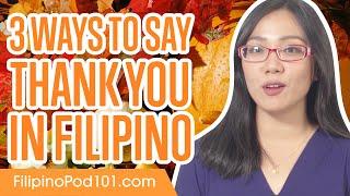 3 Ways to Say Thank You in Filipino