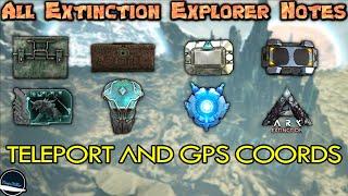 All Extinction Explorer Note locations in Ark Survival Evolved