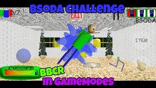 The Bsoda Challenge! Baldi's Basics Classic Remastered In GameModes Android Port