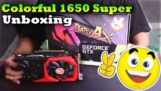 Colorful Geforce GTX 1650 Super Battle AX 4GB DDR6 - Unboxing In 2021 - Better Than GTX 1060 6GB ???