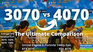 RTX 3070 vs RTX 4070: The Ultimate Comparison!!!