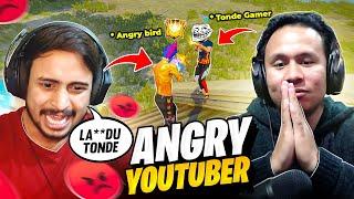 Angry Youtuber  Abused His Teammates After Loosing a Game || Tonde Gamer - Garena Free Fire
