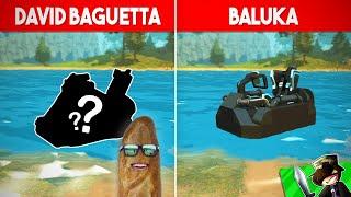 BALUKA vs DAVID BAGUETTA!  - Scrap Mechanic: JETSKI
